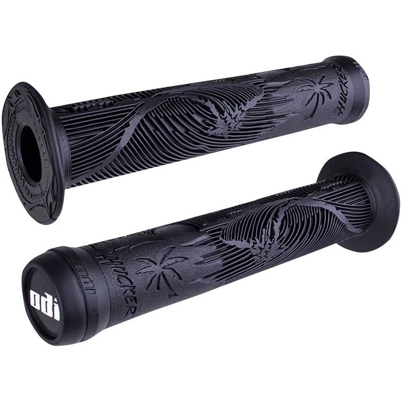 ODI Hucker Grips - Black Flange