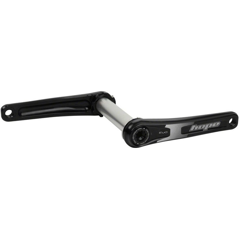 Hope Evo Fat Bike Crankset - 165mm Direct Mount 30mm Spindle For 170/177mm Rear Spacing BLK