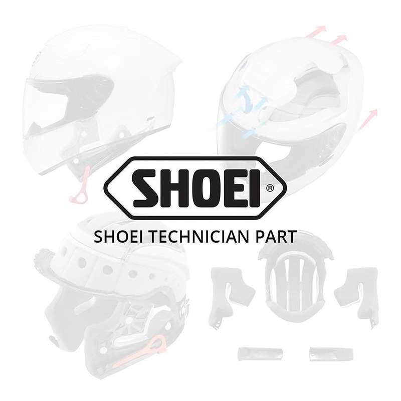 Shoei Front Upper Vent Hornet V Moto - Black