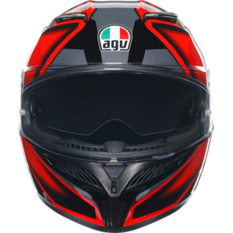 AGV K3 Compound Helmet - Black/Red