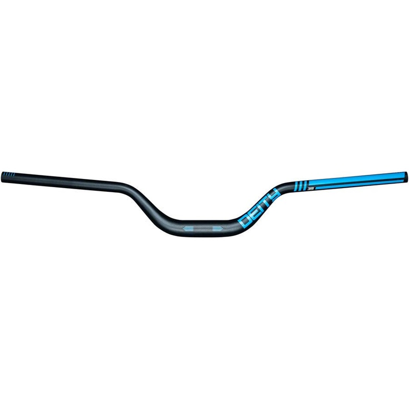 Deity Highside 35 Handlebar - 80mm Rise - 800mm Width - 35mm Clamp - Blue