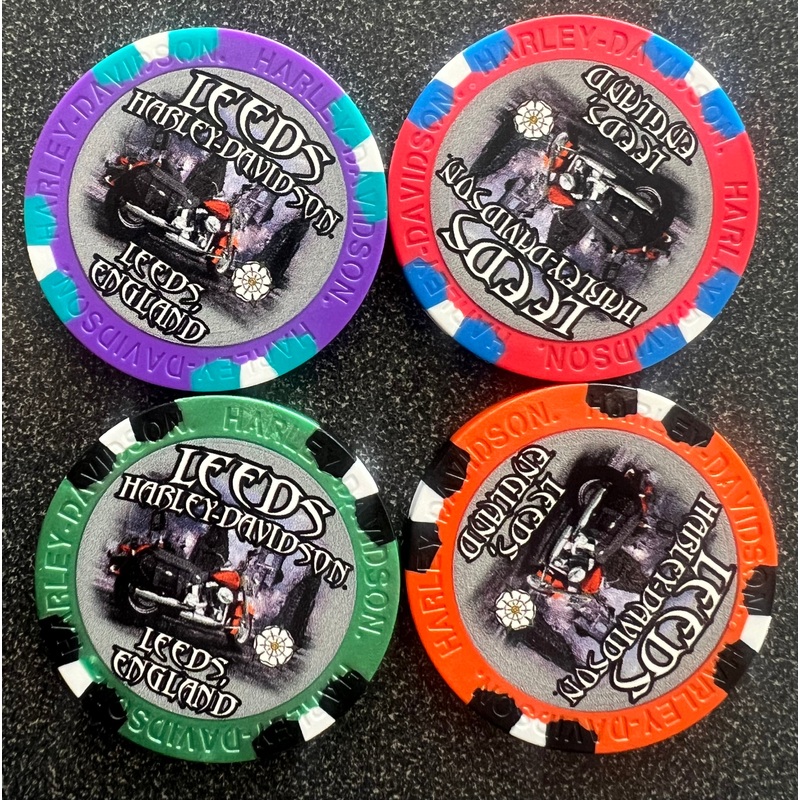 Leeds Harley-Davidson Custom Poker Chip