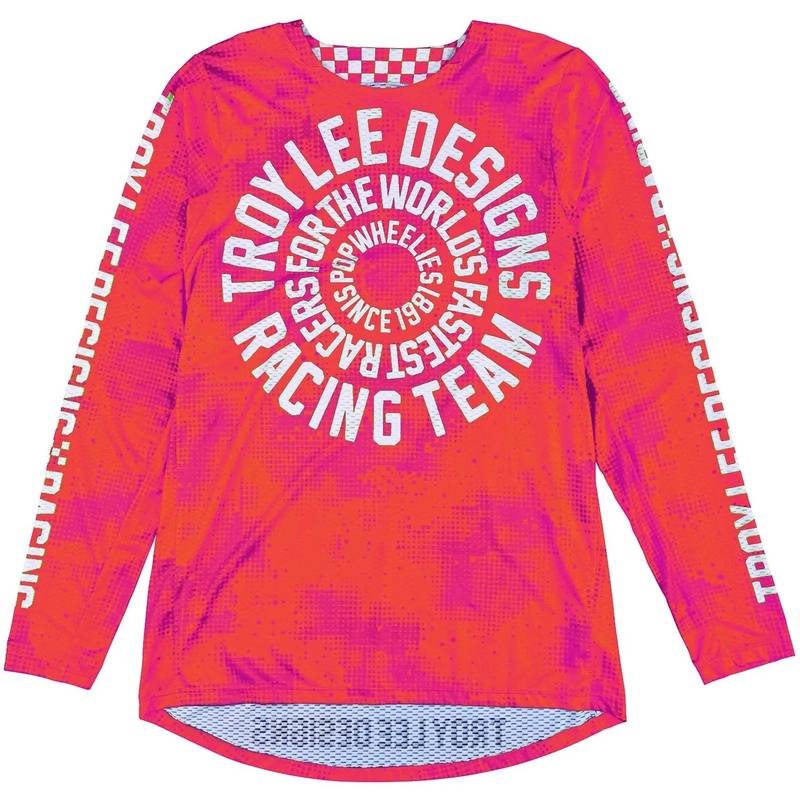 Troy Lee Designs GP Pro Air Carlsbad 97 Youth Motocross Jersey Orange / Pink