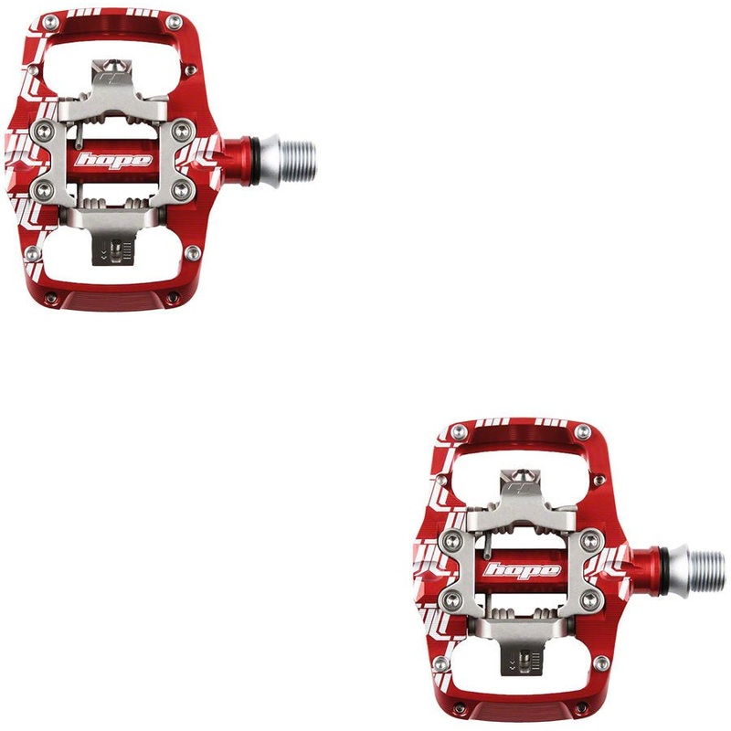 Hope TC Union Clip Pedals - Red