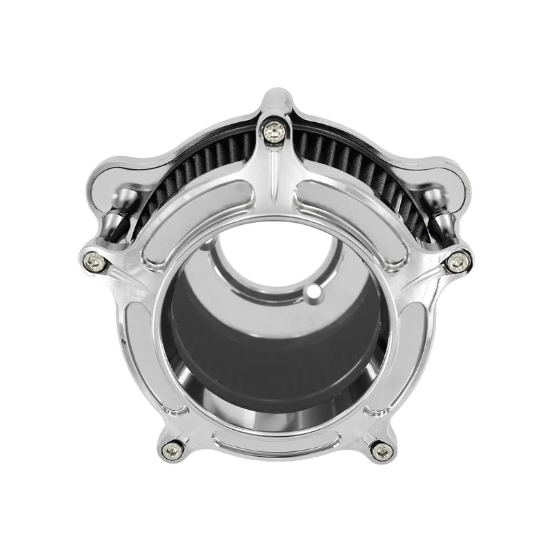 Clear Air Cleaner Red/Grey Intake Filter for Harley Dyna '00-'17 Touring '00-'07