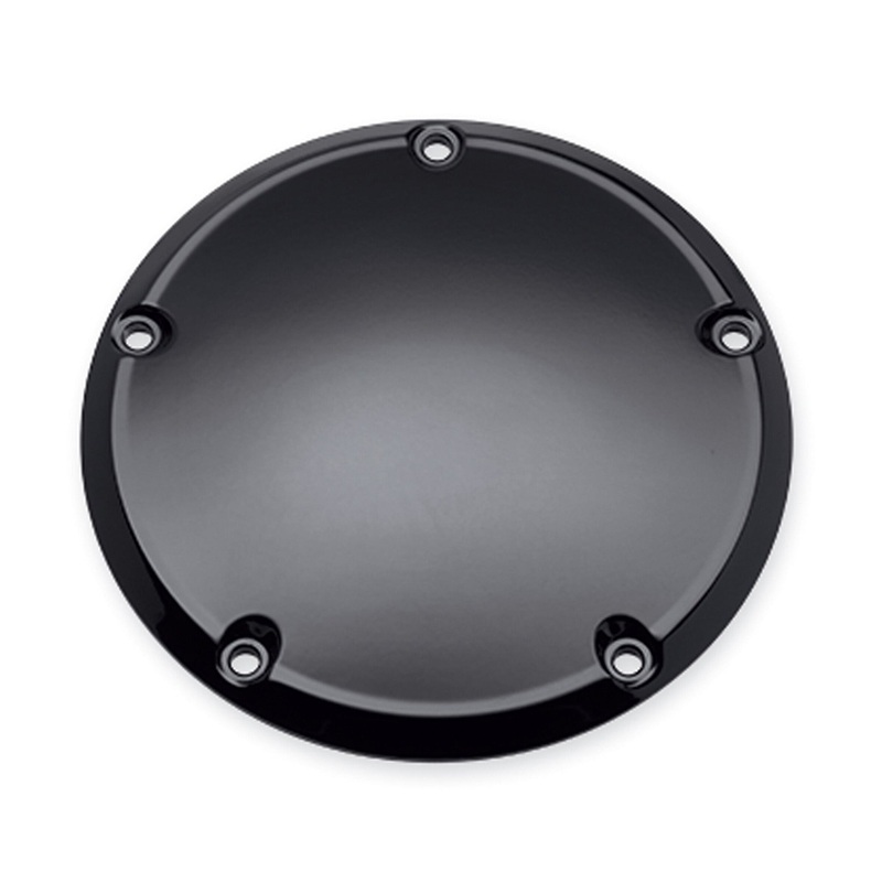 Harley Davidson 25700020 Gloss Black Derby Cover DERBY COVER,GLOSS BLACK