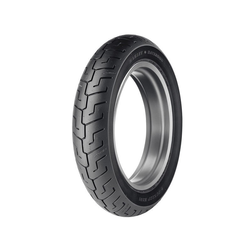 Harley Davidson 43169-00A Dunlop Tire Series - K591 160/70B17 Blackwall - 17 in. Rear TIRE,K591/160/70-17/CO-BRANDED