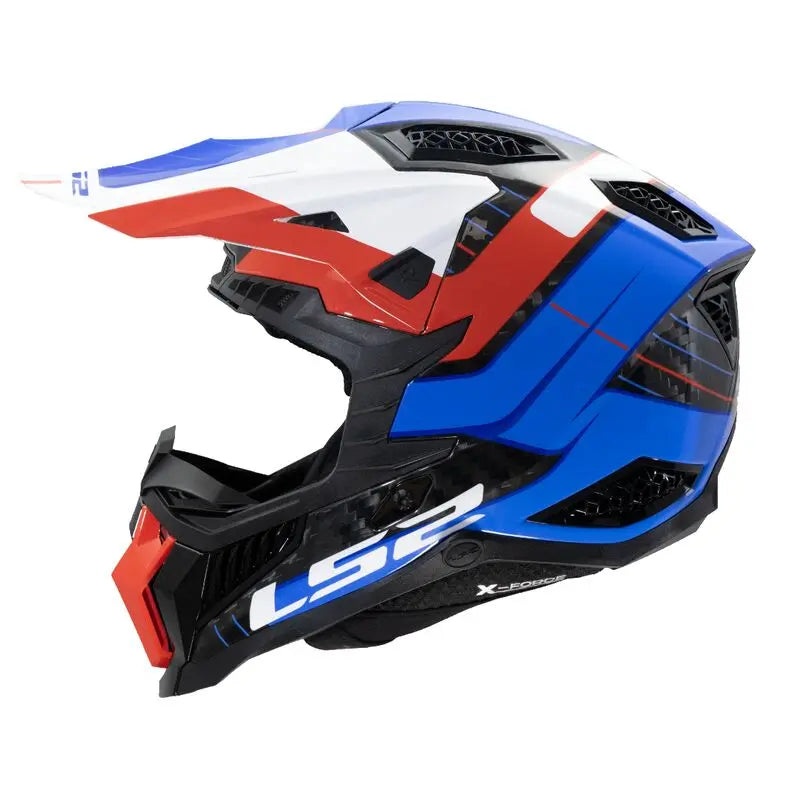 LS2 MX703 X-Force Carbon Galuo White / Red / Blue