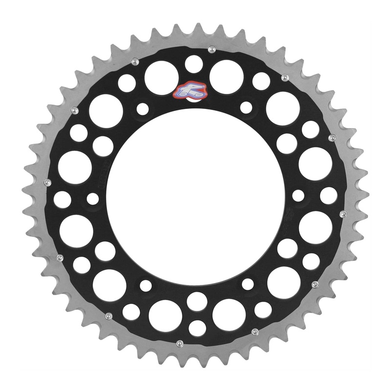 Renthal Sprocket Twinring Black 50T Bi-metal Grooved Packaged