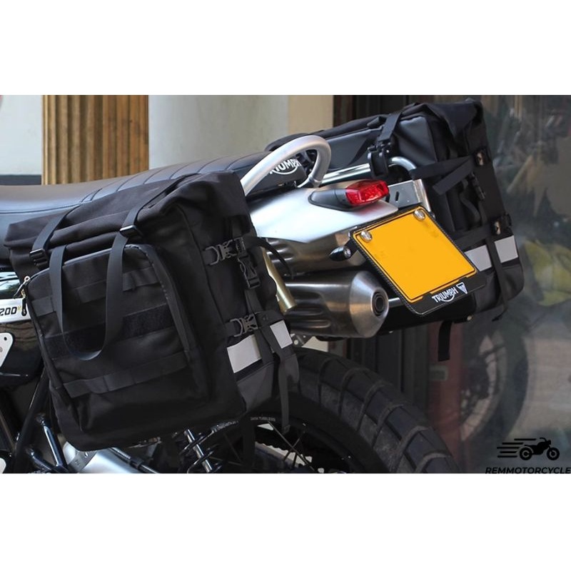 Saddlebag with mount for Triumph Scrambler 1200