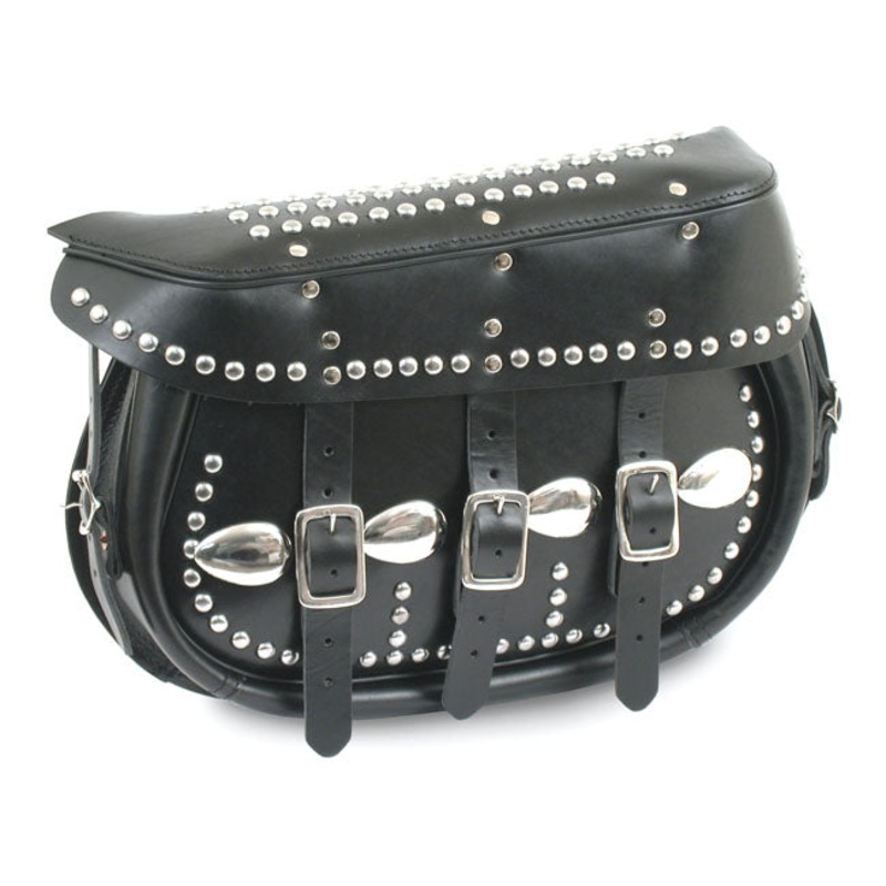 Samwel King Saddlebags Black Studded