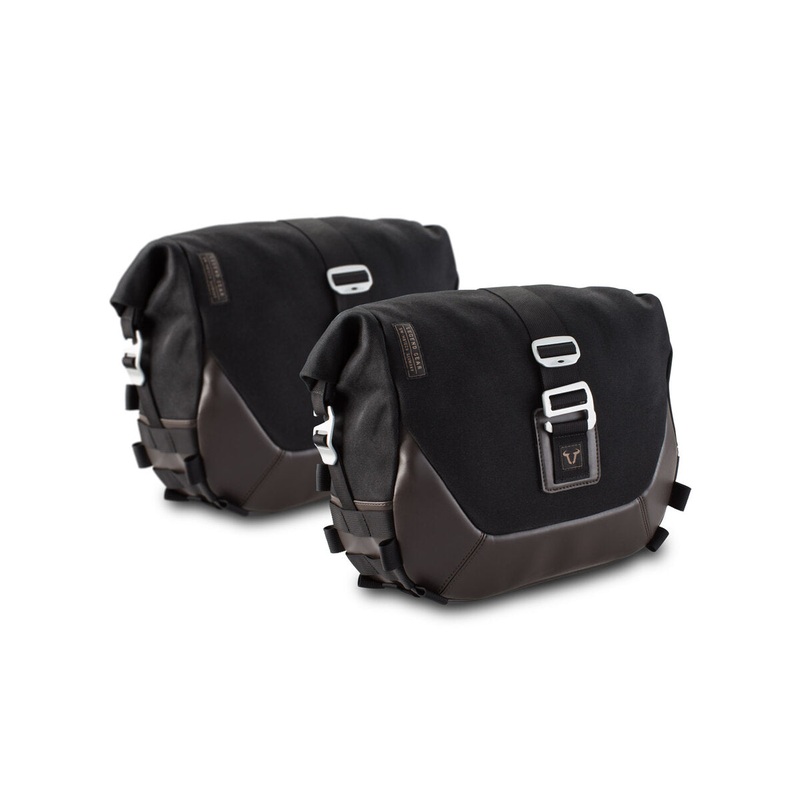 SW Motech Legend Gear Pannier Set - Black/Brown
