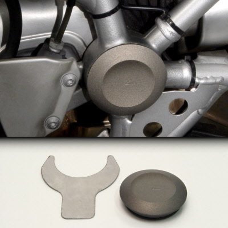 BMW R1200-GS Adventure Machined Aluminum ZPlug: Large Right Rear Frame Junction
