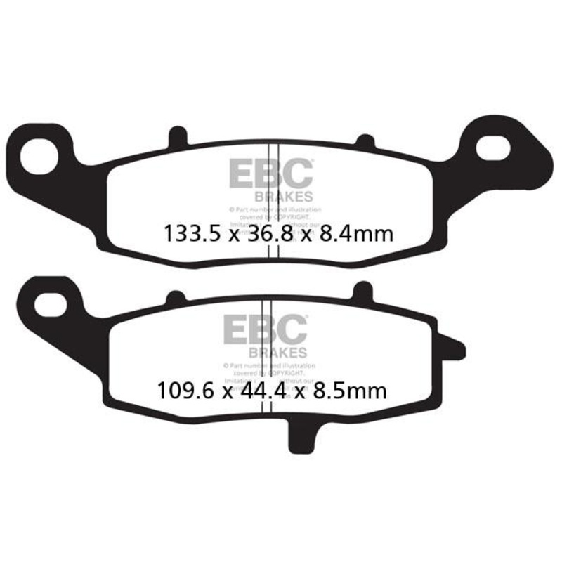 Brakes - FA229V Semi Sintered - EBC