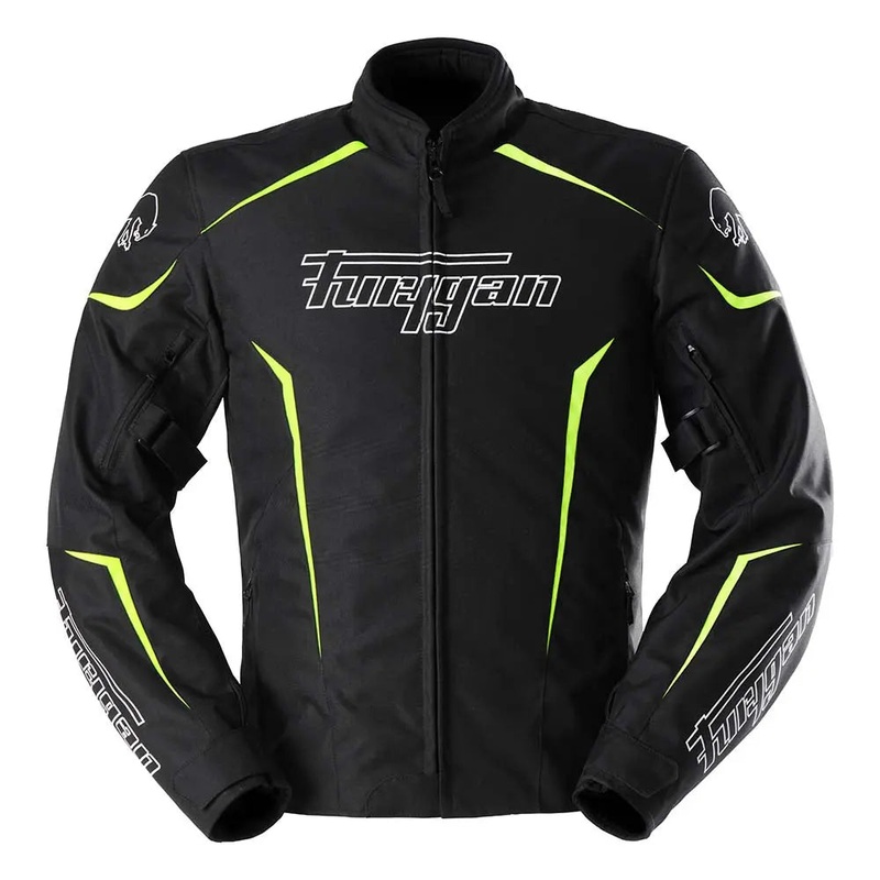 Furygan Yori Textile Jacket Black / White / Fluo Yellow