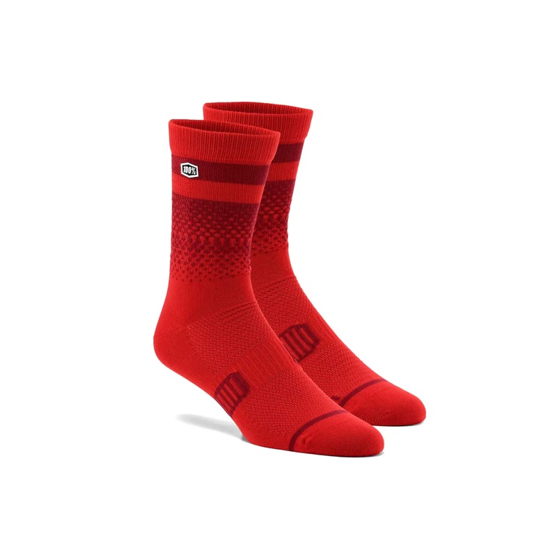 100% Advocate Performance Socks Cherry / Brick