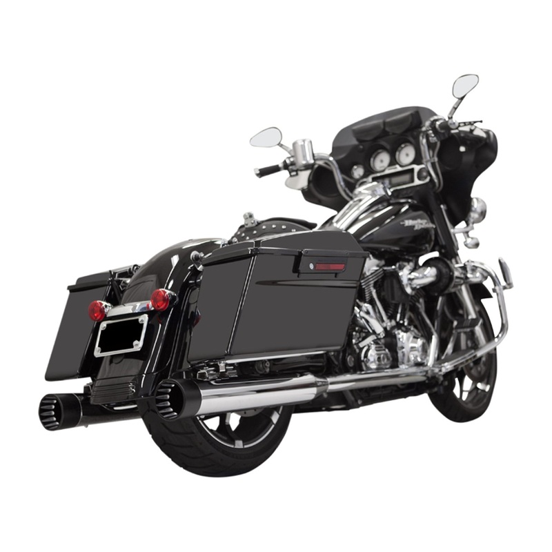 BASSANI XHAUST DNT Straight Can Mufflers for '95-'16 FL