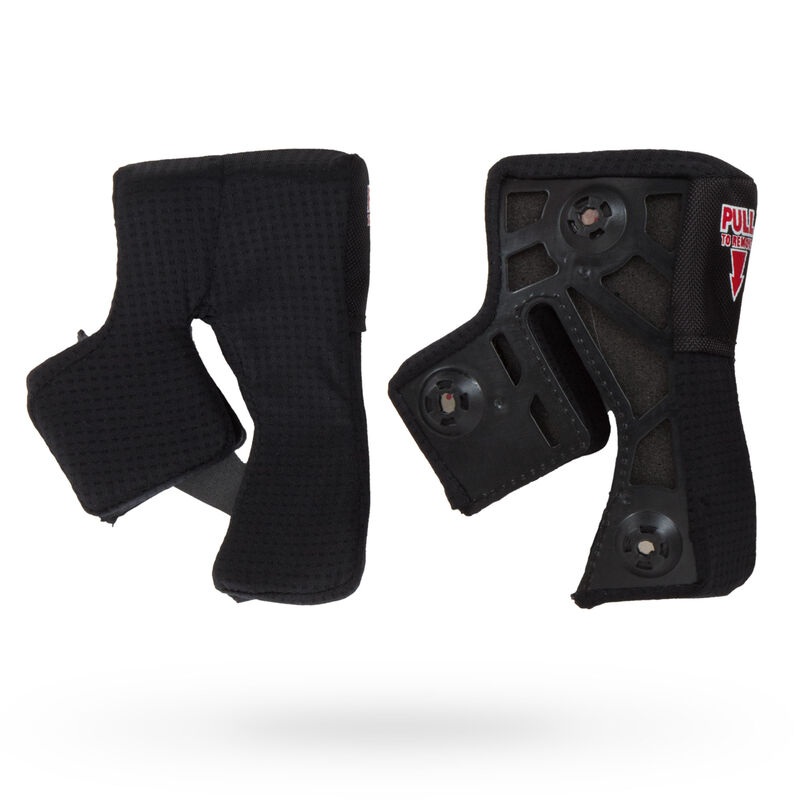 Bell Pro / Race Star Virus Single Density Cheek Pads Black