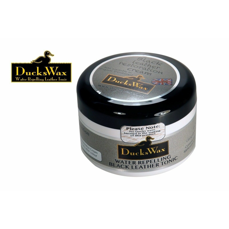 DUCKSWAX LEATHER WATERPROOFING CREAM & POLISH BLACK