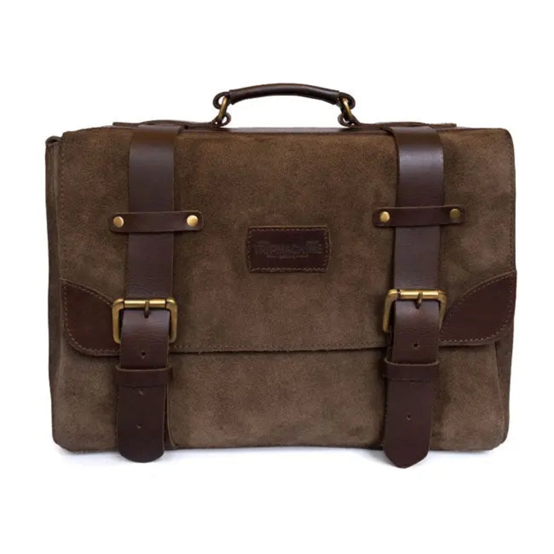 Trip Machine Warrior Saddlebag Tobacco Brown