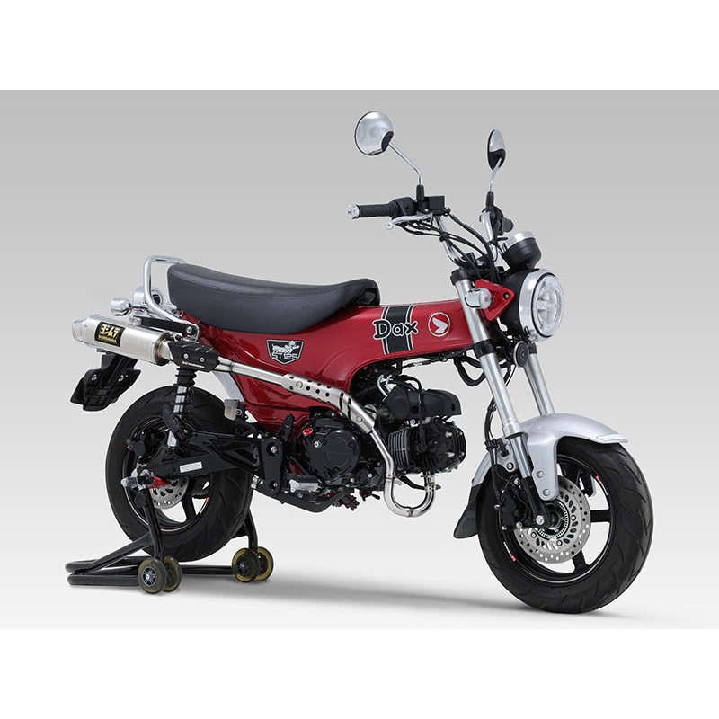 YAT DAX 125 2023-25 RACE GP-MAGNUM HIGH PIPE STAINLESS w/ STAINLESS MUFFLER