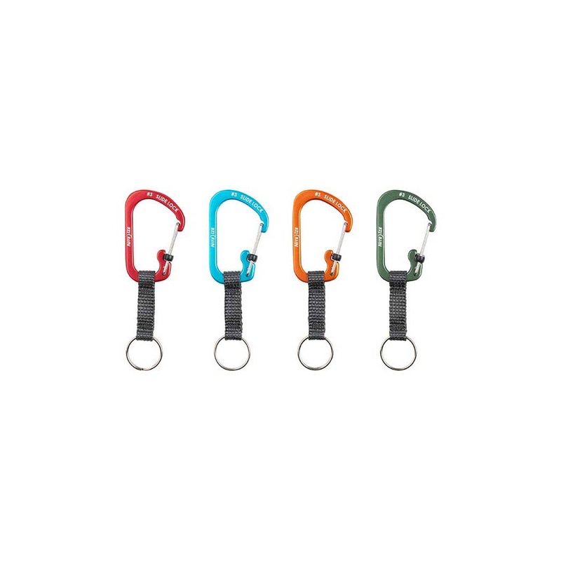 Carabiner Keyring with Slide lock (Alu)