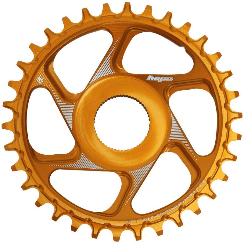 Hope Shimano eBike Chainring - 34t Orange
