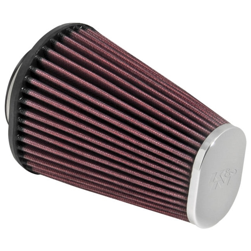 K&N Tapered Chrome Tip Air Filter (Pair)