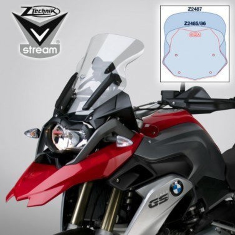 BMW R1200GS LC Vstream Windscreen Sport Ztechnik Motorcycle Accessories