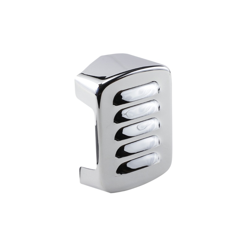 Coil Cover - Louvered - Chrome - Shovelhead, 84-99 Softail