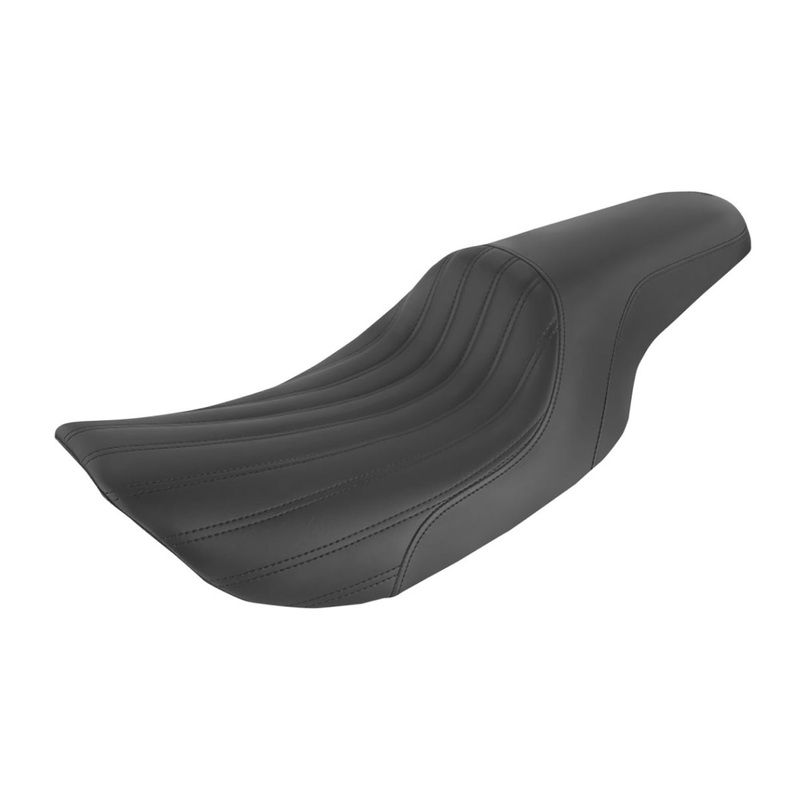 SADDLEMEN - Knuckle Profiler Seat - Black - 97-07 FLHR