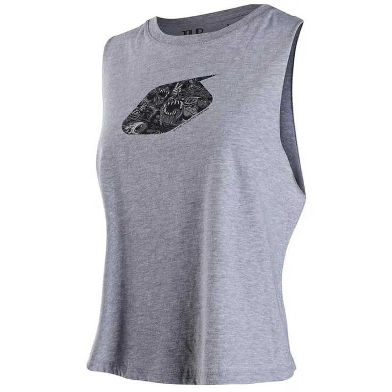 Troy Lee Designs History Ladies Tank Athletic Heather