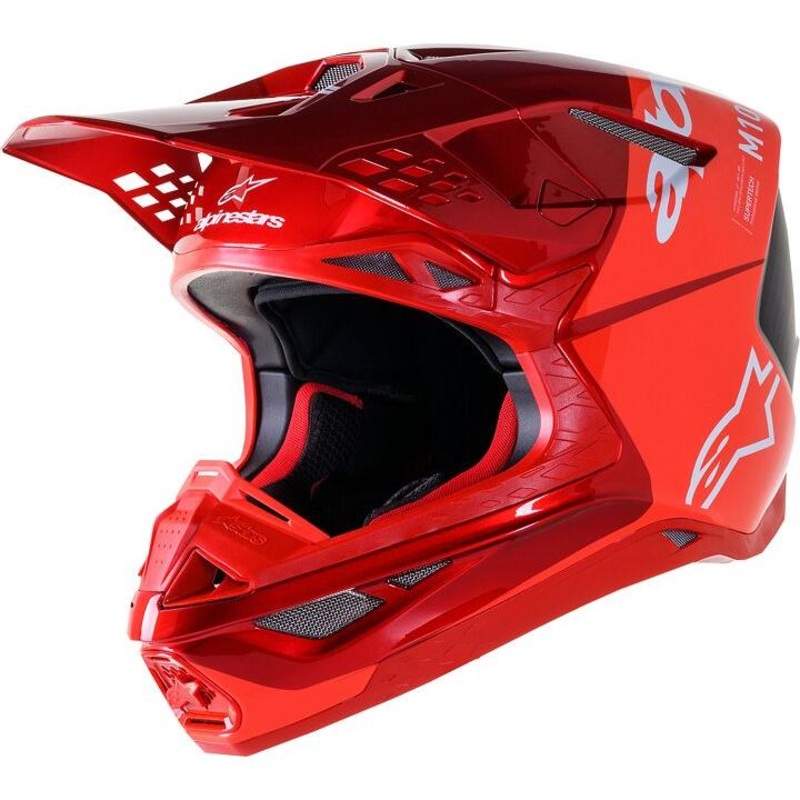Alpinestars Supertech M10 Flood MX Gloss Red