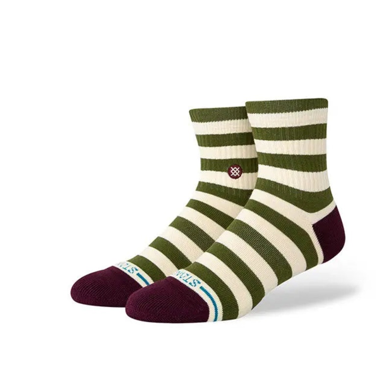 Stance Stance Breton Quarter Socks Green