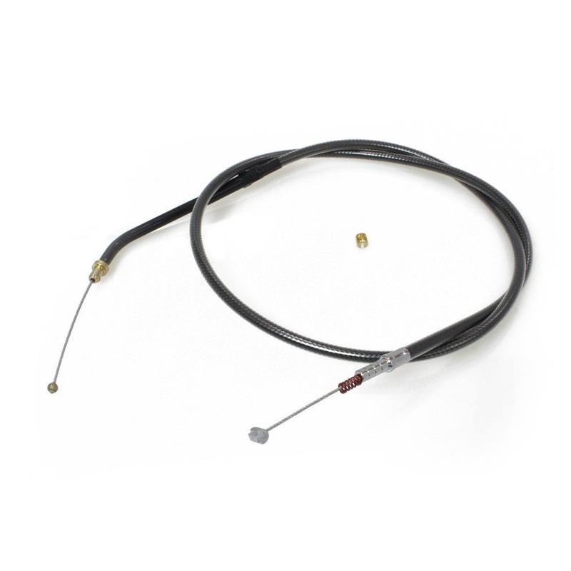 30in. Idle Cable - Black Pearl. Fits Sportster 1996-2006.