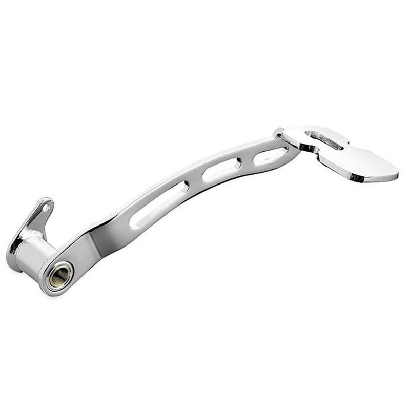 Extended Girder Brake Pedal - Chrome. Fits Touring 1997-2007 & FL Softail 1987-2017.