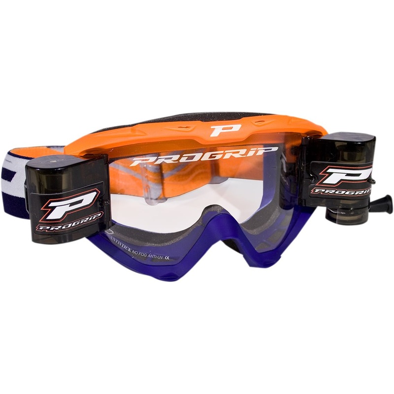 Pro Grip Goggles Riot Roll-Off Fluo Orange / Black