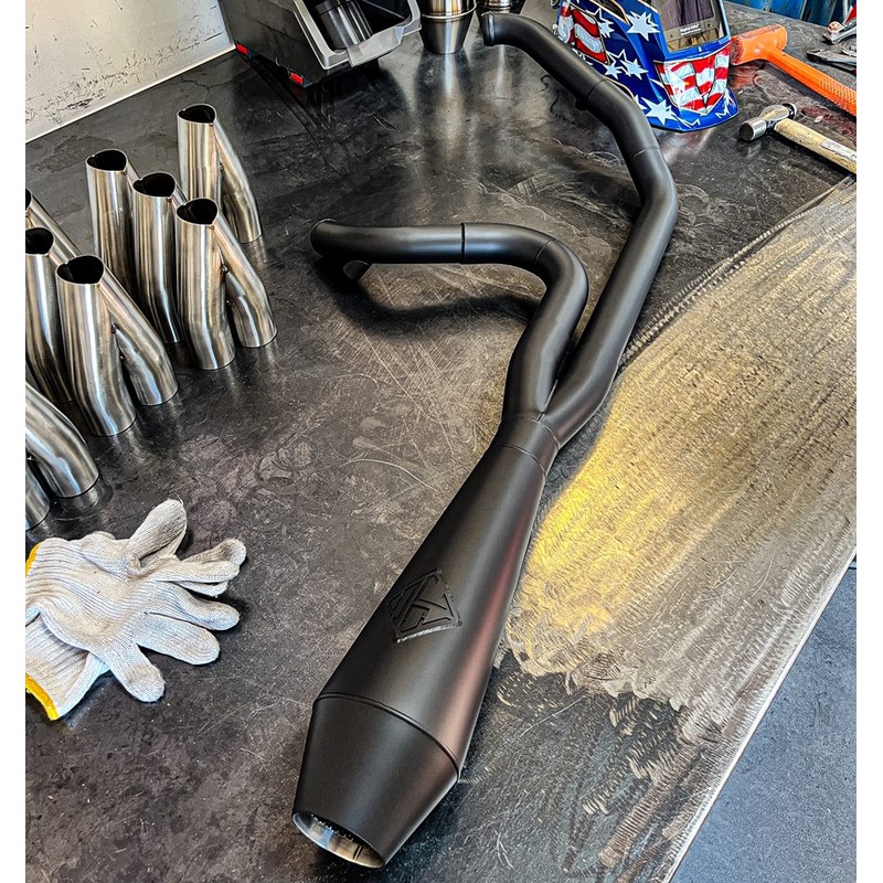SP Concepts Big Bore Exhaust 06-17 Dyna (black)
