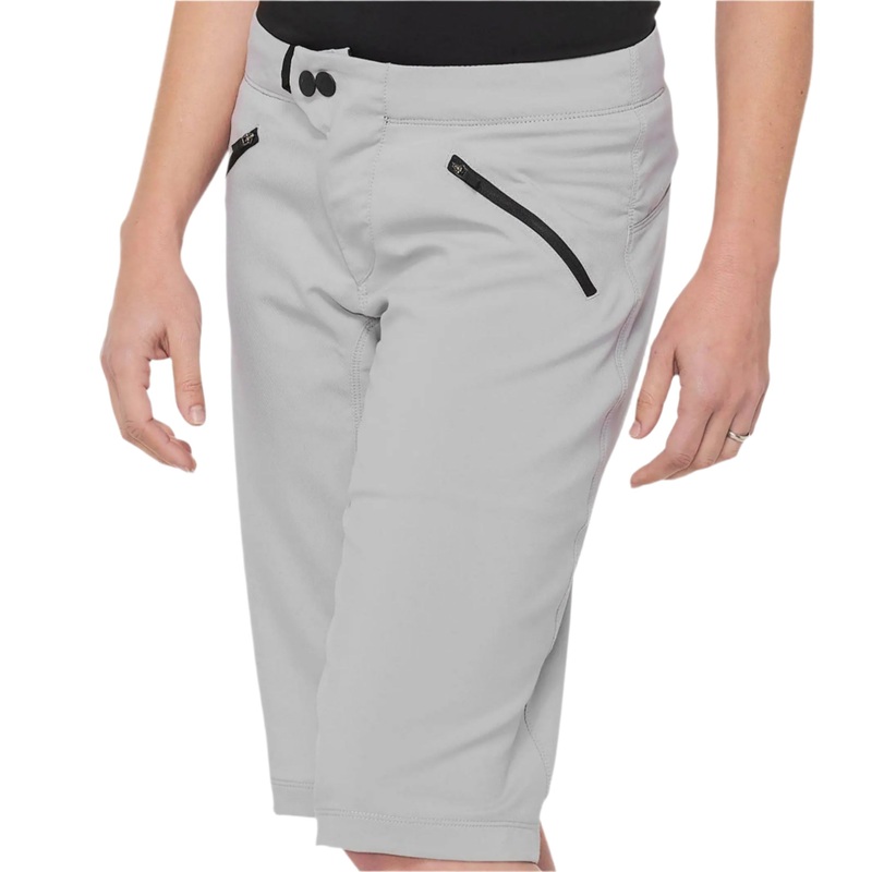 100% Ridecamp Ladies Cycle Shorts Grey