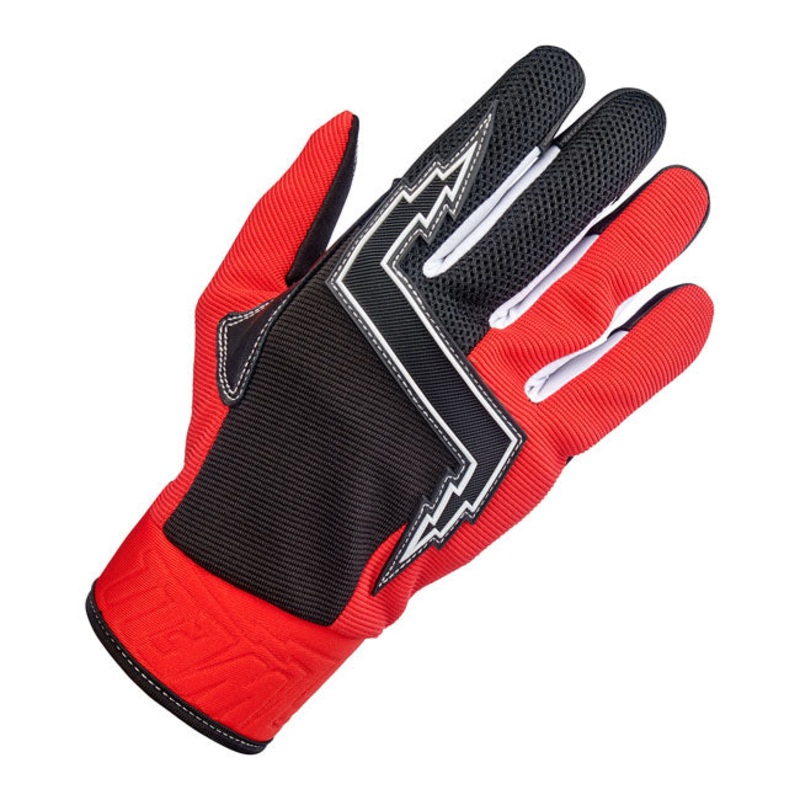 Biltwell Baja Gloves Red / Black
