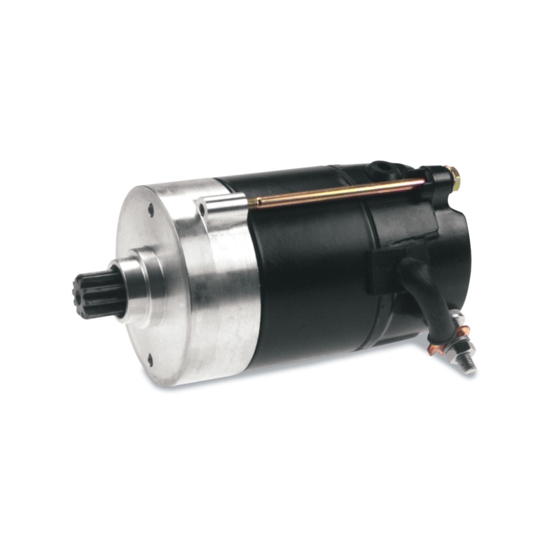 Drag Specialties - High-Performance Hitachi-Style Starter Motor 1971-1988 - Black