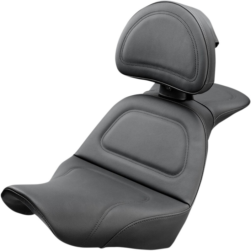 Explorer Ultimate Comfort with Driver's Backrest Seat - 18+ Softail (Low Rider FXLR/FXLRS/FXLRST & Sport Glide FLSB)