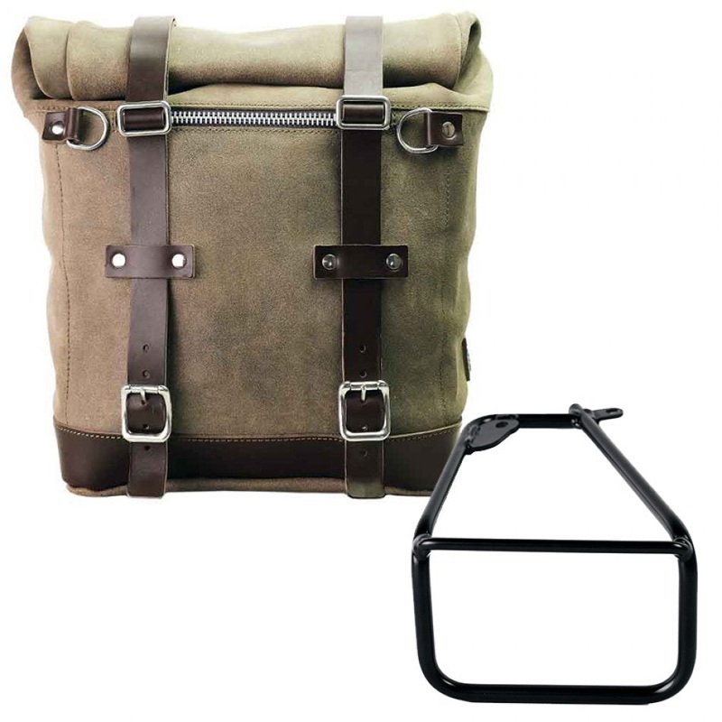 Unit Garage R12 Series Scram Waxed Suede Pannier & Luggage Rack