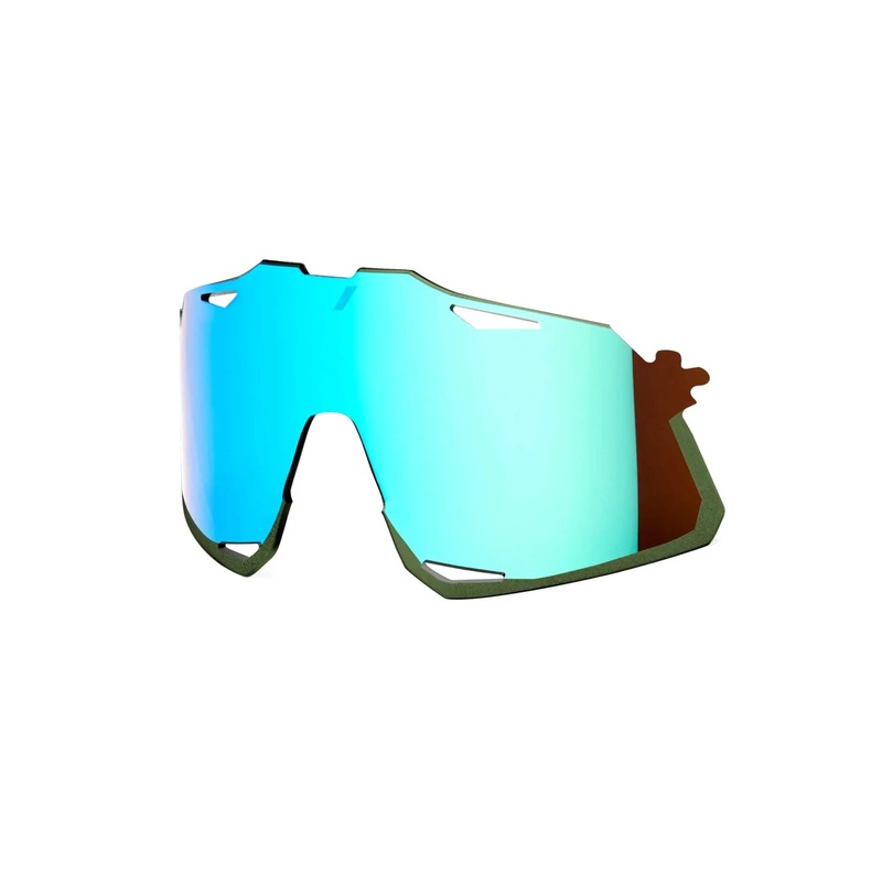 100% Hypercraft Replacement Polycarbonate Lens Blue Topaz Multilayer Mirror