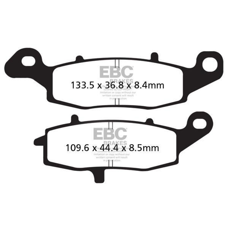Brakes - FA231 Organic - EBC (Front)
