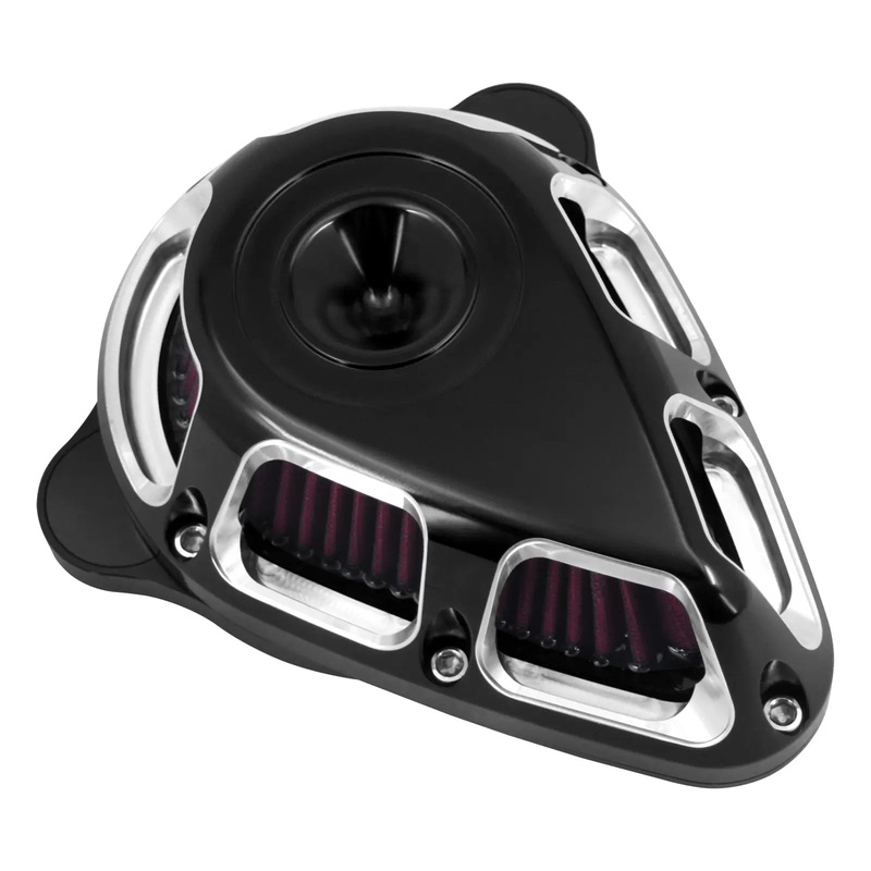 CNC Adjustable Air Cleaner Red Filter For Harley Sportster XL | Mactions