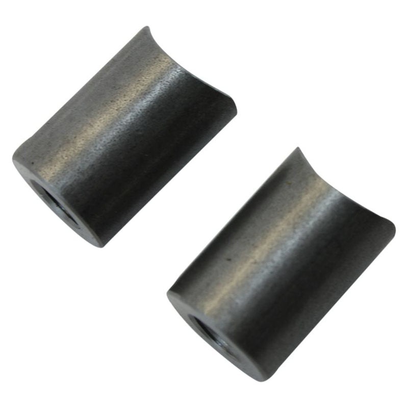 Coped Steel Bungs 3/8-16 Threaded 1 inch Long by TC Bros