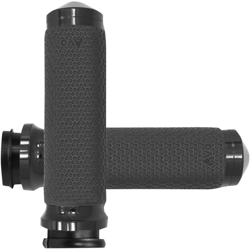 Grips Memory Foam Round Black Small Throttle By Wire