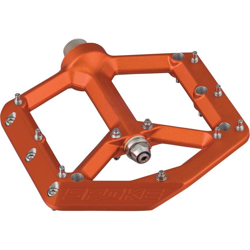 Spank Spike Platform Pedals - Aluminum - Orange