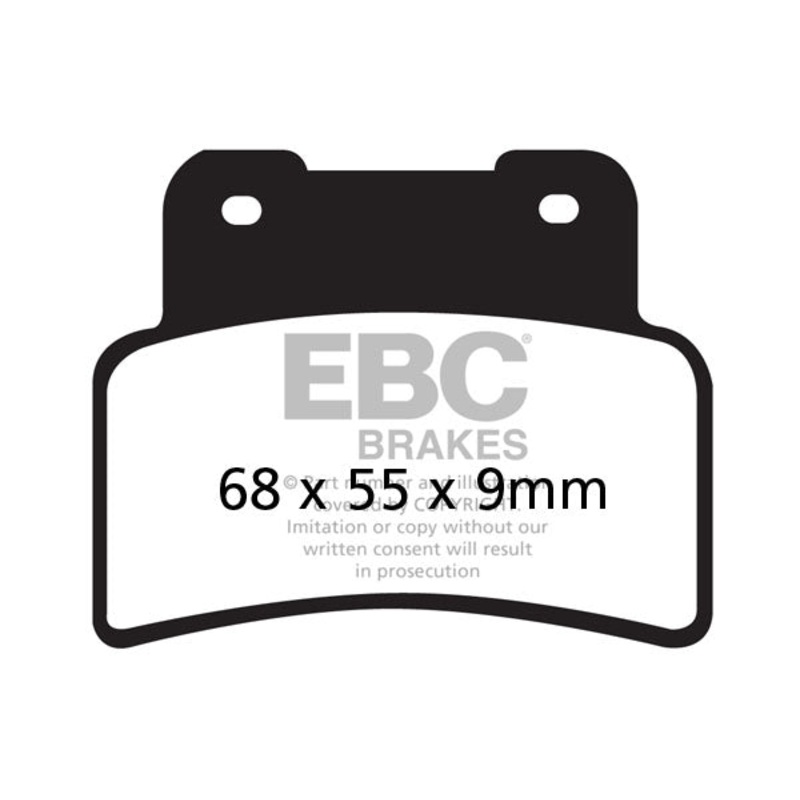 Brakes - FA432HH Fully Sintered - EBC
